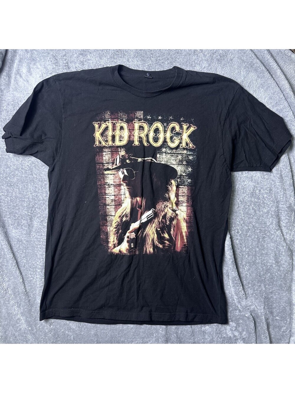 Kid Rock First Kiss Cheap Date Tour 2015 Concert T Shirt XL Double Sided Tee
